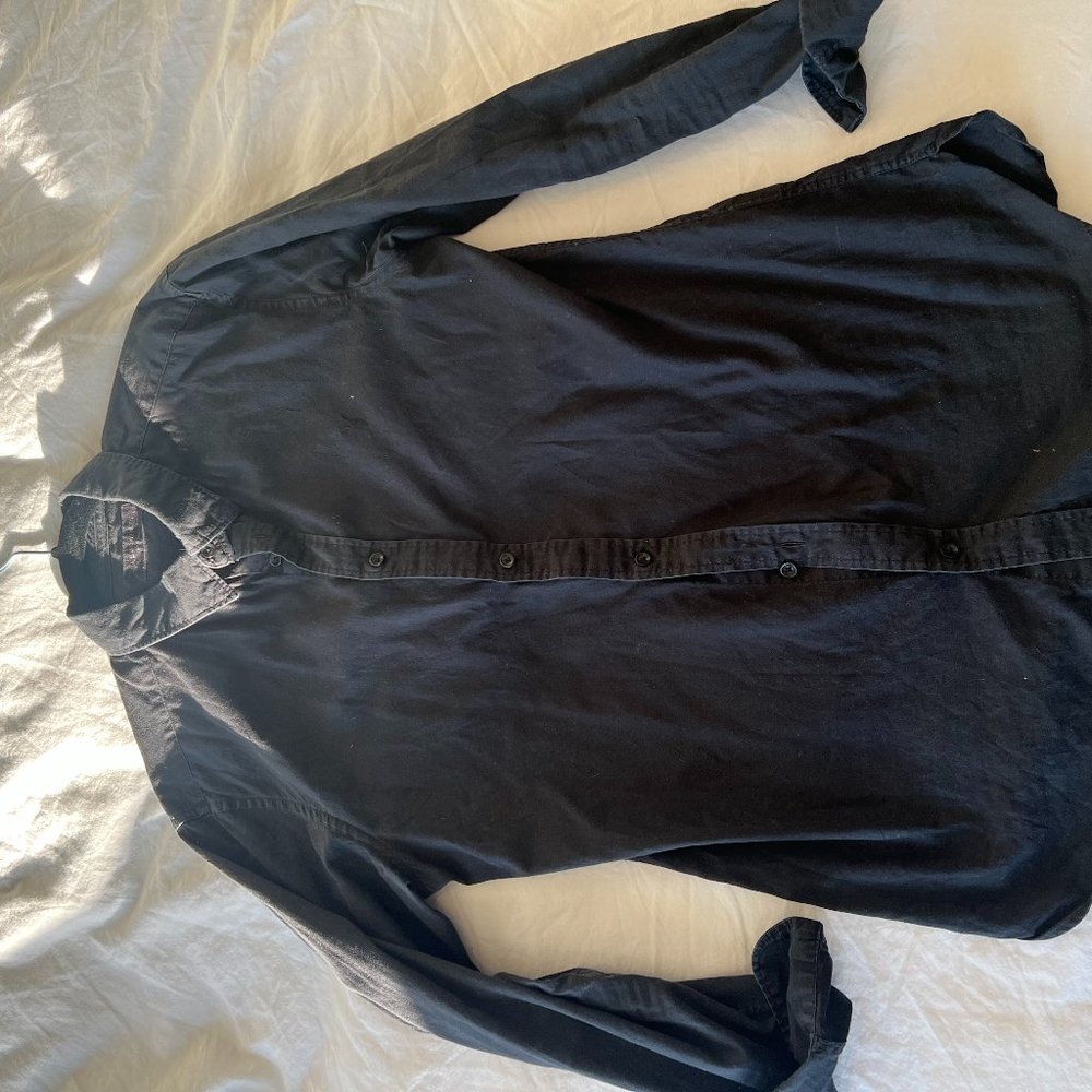 Black all saints button down